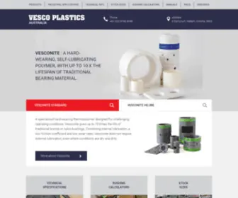 Vesco.com.au(Vesco Plastics Australia) Screenshot