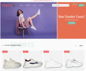 Vescoshoes.com(Vesco Shoes) Screenshot