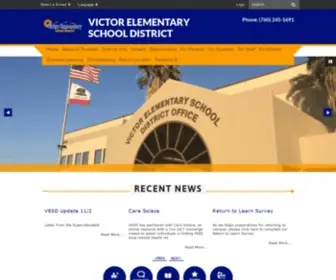 Vesd.net(Victor Elementary School District) Screenshot