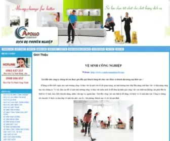 Vesinhcongnghiep24.com Screenshot