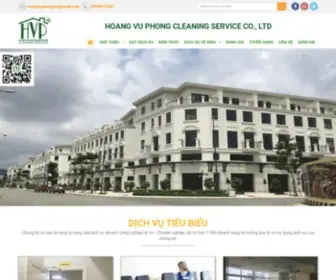 VesinhhoangVuphong.com(Dịch Vụ Vệ Sinh Công Nghiệp) Screenshot