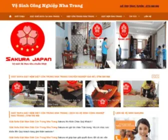 Vesinhsakura.com(Giặt Sofa Giặt Nệm Diệt Côn Trùng Nha Trang) Screenshot