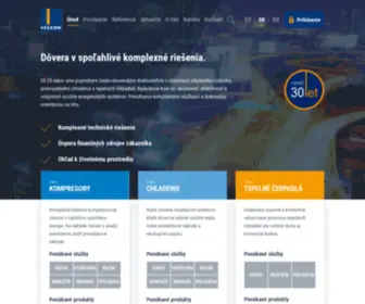 Veskom.sk(Chladenie, kompresory a tepelné čerpadla) Screenshot