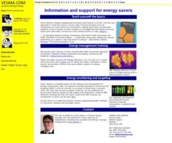 Vesma.com(Energy management A to Z) Screenshot