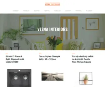 Vesnainteriors.cz(VESNA interiors) Screenshot