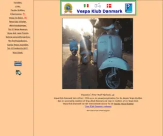 Vespa-Klub-Danmark.dk(Vespa Klub Danmark) Screenshot