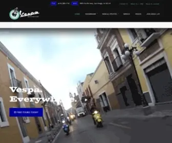 Vespamotorsport.com(San Diego Scooters New & Used) Screenshot