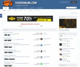 Vespaonline.com(Vespa) Screenshot