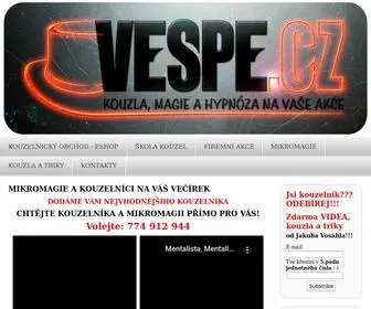 Vespe.cz(MIKROMAGIE A KOUZELNÍCI NA VÁŠ VEČÍREK) Screenshot