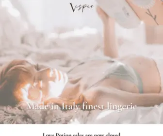 Vesperlingerie.com(Wear the luxury) Screenshot