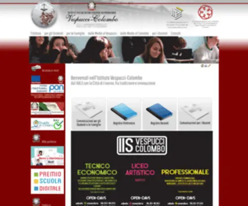 Vespucci.gov.it(Home Page) Screenshot