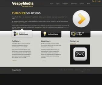 Vespymedia.com(Solution For Publishers) Screenshot