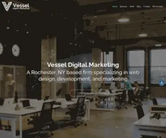 Vesseldm.com(Vessel Digital Marketing) Screenshot