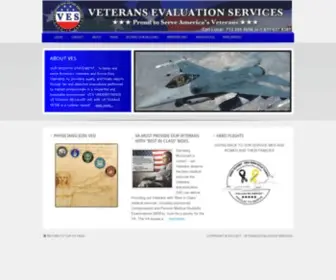Vesservices.com(Veterans Evaluation Services) Screenshot