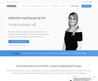 Vessio.com(Website Management) Screenshot