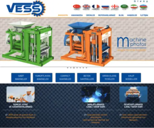 Vessmakina.com(Vess Makina) Screenshot