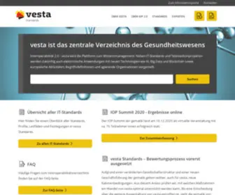 Vesta-Gematik.de(Startseite vesta) Screenshot