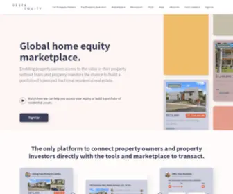 Vestaequity.net(Global home equity marketplace) Screenshot