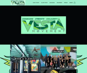 Vestafitboxing.com(Vesta Atlanta) Screenshot