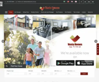 Vestahomes.com.au(Home and Land Packages) Screenshot