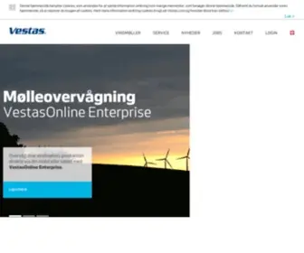 Vestas.dk(Global Leader in Sustainable Energy) Screenshot