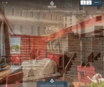 Vestashotels.it(Prenota dal Sito Ufficiale gli Hotel del Gruppo Vestas a Lecce) Screenshot