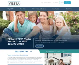 Vestawater.com(Water Treatment Solutions & Systems) Screenshot