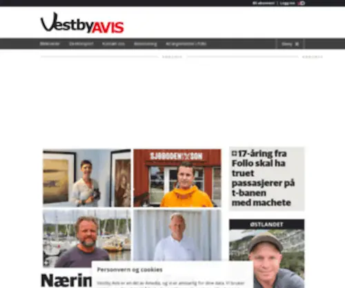 Vestbyavis.no(Vestby Avis) Screenshot