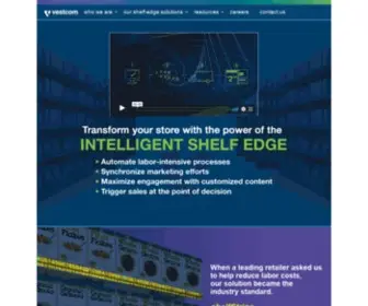 Vestcom.com(ShelfEDGE Marketing for the Retail Industry) Screenshot