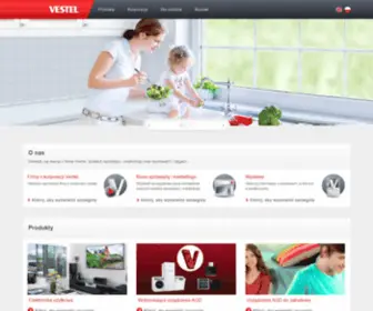 Vestel-Poland.com(Vestel Poland) Screenshot