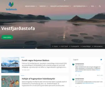 Vestfirdir.is(Vestfjarðastofa) Screenshot