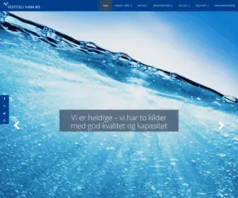 Vestfoldvann.no(Rent vann vår fremtid) Screenshot