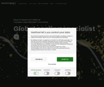 Vestfrostsolutions.com(Vestfrost Solutions) Screenshot
