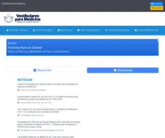 Vestibularesmedicina.com.br(Vestibulares para Medicina) Screenshot