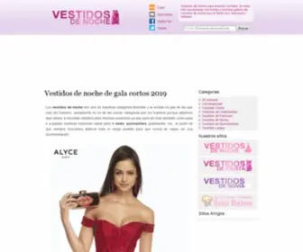 Vestidosdnoche.com(Vestidos de Noche 2015) Screenshot