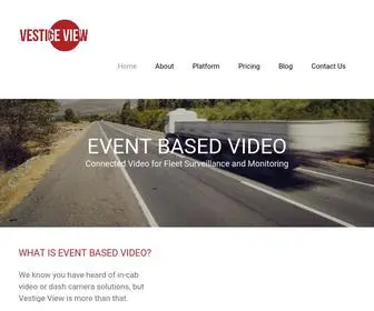 Vestigeview.com(Event Based Video and Fleet Monitoring) Screenshot