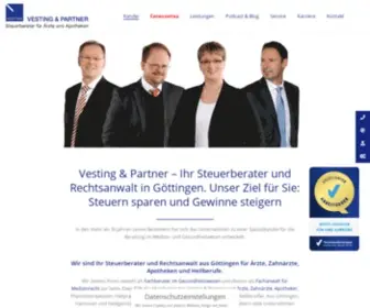 Vesting-STB.de(Steuerberater für Ärzte und Apotheken) Screenshot