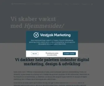 VestjYskmarketing.dk(Vestjysk Marketing) Screenshot