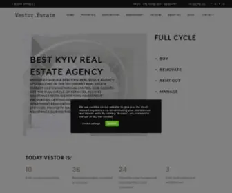 Vestor.estate(Kyiv Real Estate Agency For Rent) Screenshot