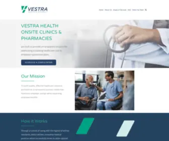 Vestrahealthcare.com(On-Site Medical Clinic) Screenshot