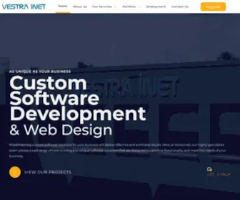Vestranet.com(Software Development Company Toronto) Screenshot