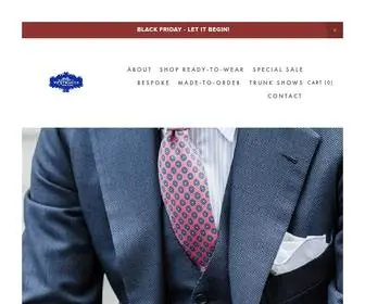 Vestrucci.com(Tailoring house Sartoria Vestrucci) Screenshot