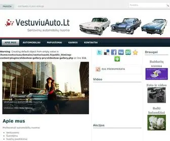 Vestuviuauto.lt(Vestuviu Auto) Screenshot