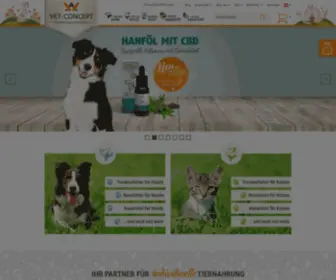 Vet-Concept.at(Tierfutter fÃ¼r Hunde & Katzen kaufen) Screenshot