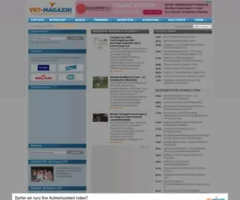 Vet-Magazin.at(Magazin für tierärzte in österreich) Screenshot