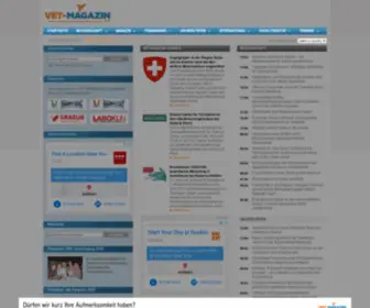 Vet-Magazin.ch(Top News für Tierärzte) Screenshot