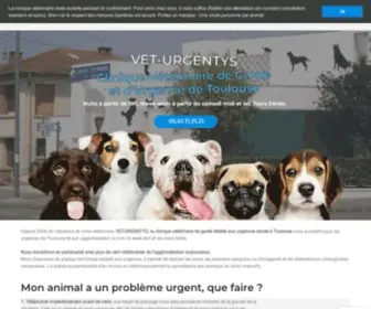 Vet-Urgentys.fr(URGENCES 7j/7) Screenshot