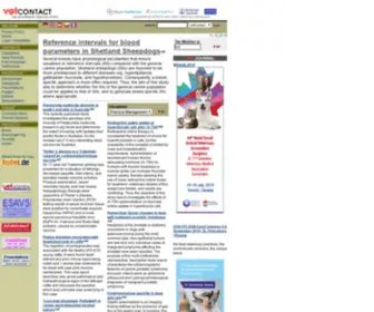 Vetcontact.com(VetContact = Veterinary Medicine Information Service) Screenshot