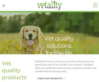 Vetality.com(Home) Screenshot