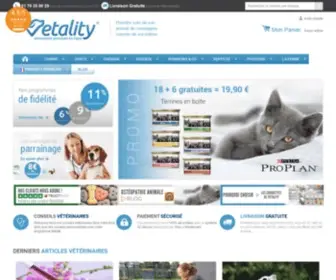Vetality.fr(Index) Screenshot